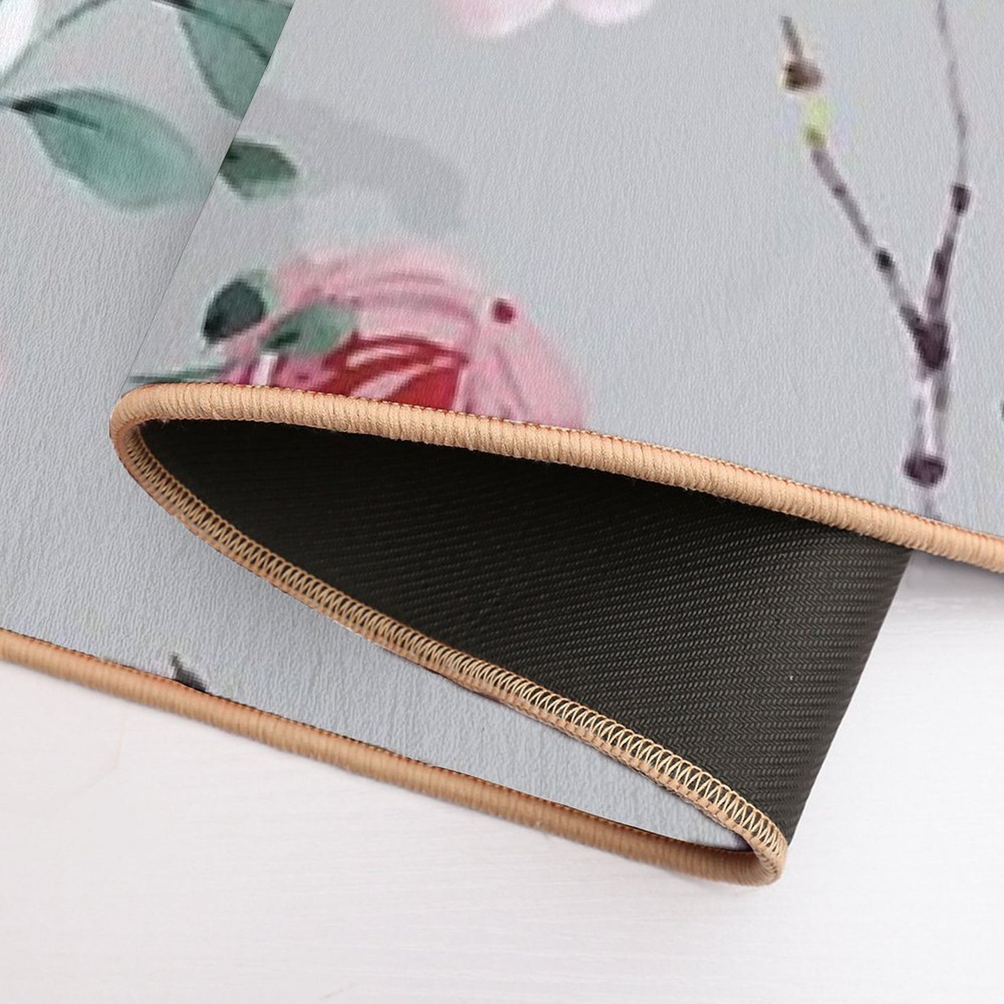 Watercolor Flowers XIV (different Flowers)  Eco-Friendly Bath Mat