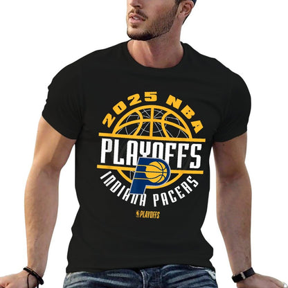 NBA Official Indiana Pacers 2025 Playoffs Game Time  Odor-resistant T-Shirt
