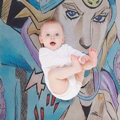 Nice Art Painting Poster for Every Home Compact Throw Blanket