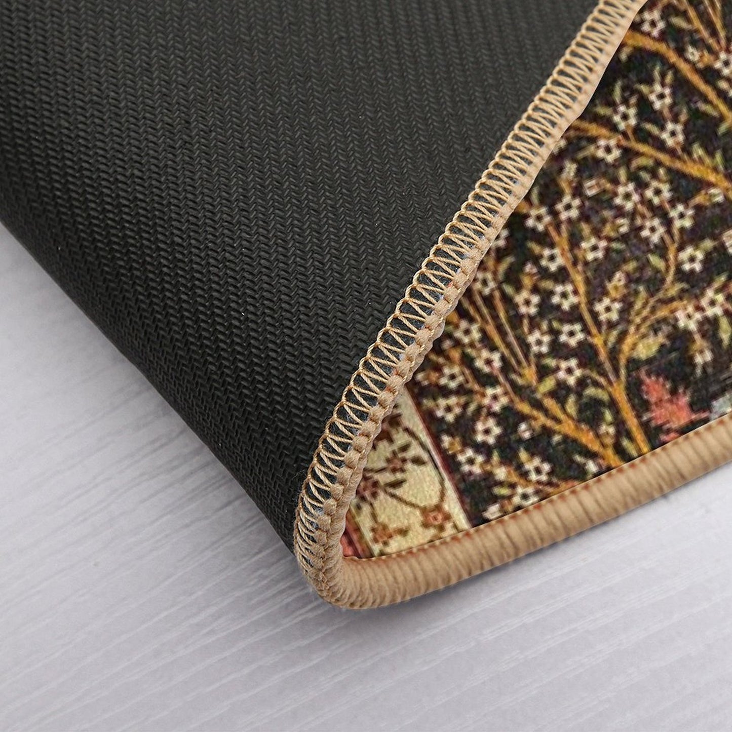 Safavid Kashan Or Isphahan Persian Rug Print Durable Bath Mat