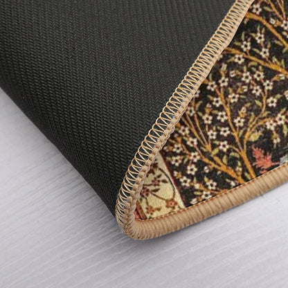 Safavid Kashan Or Isphahan Persian Rug Print Durable Bath Mat