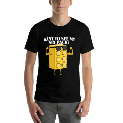 Want To See My Six Pack Bricks Lover Master Builder  Versatile T-Shirt