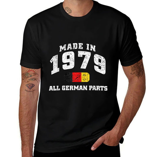 40th Birthday for German Born in 1979  High-quality Stitching T-Shirt