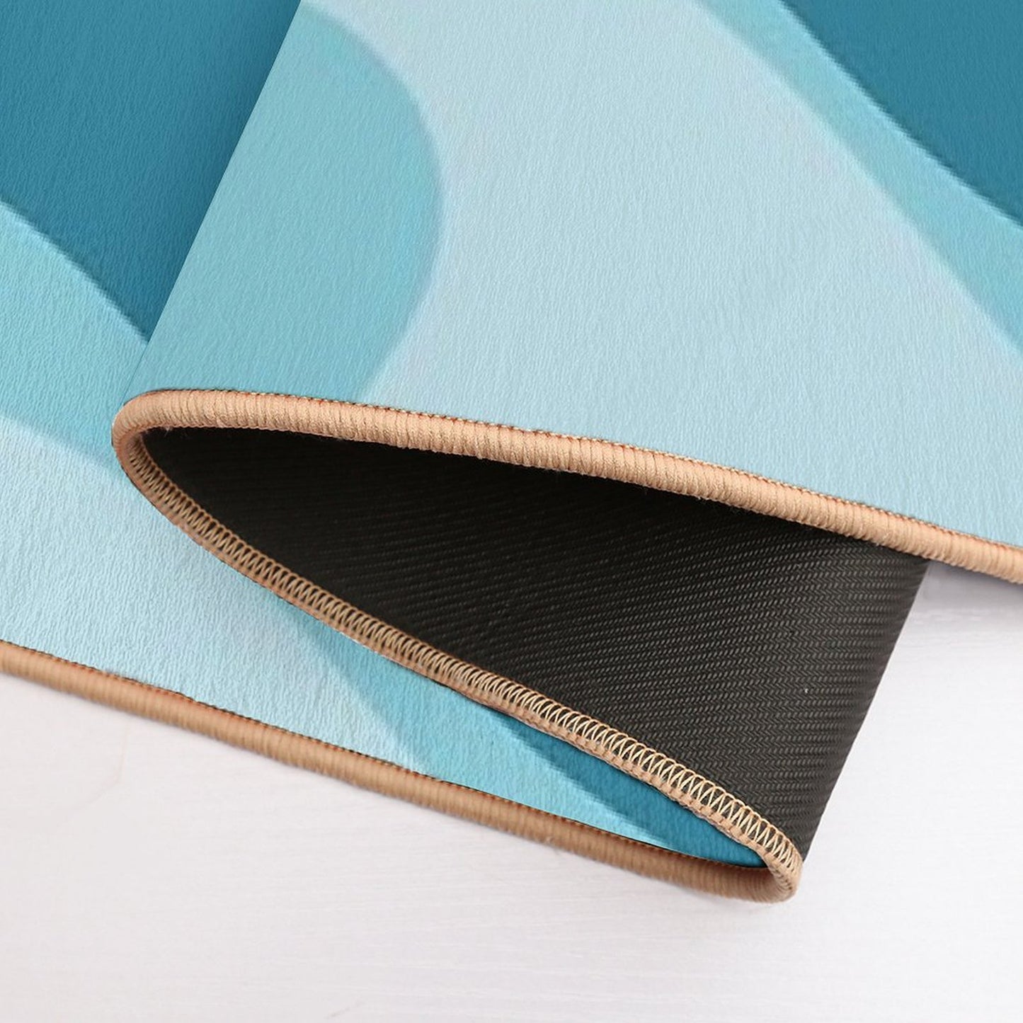 Waves And Starfish - Digital Art  Eco-Friendly Bath Mat