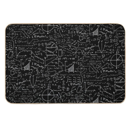Math Lessons  Stain-Proof Bath Mat