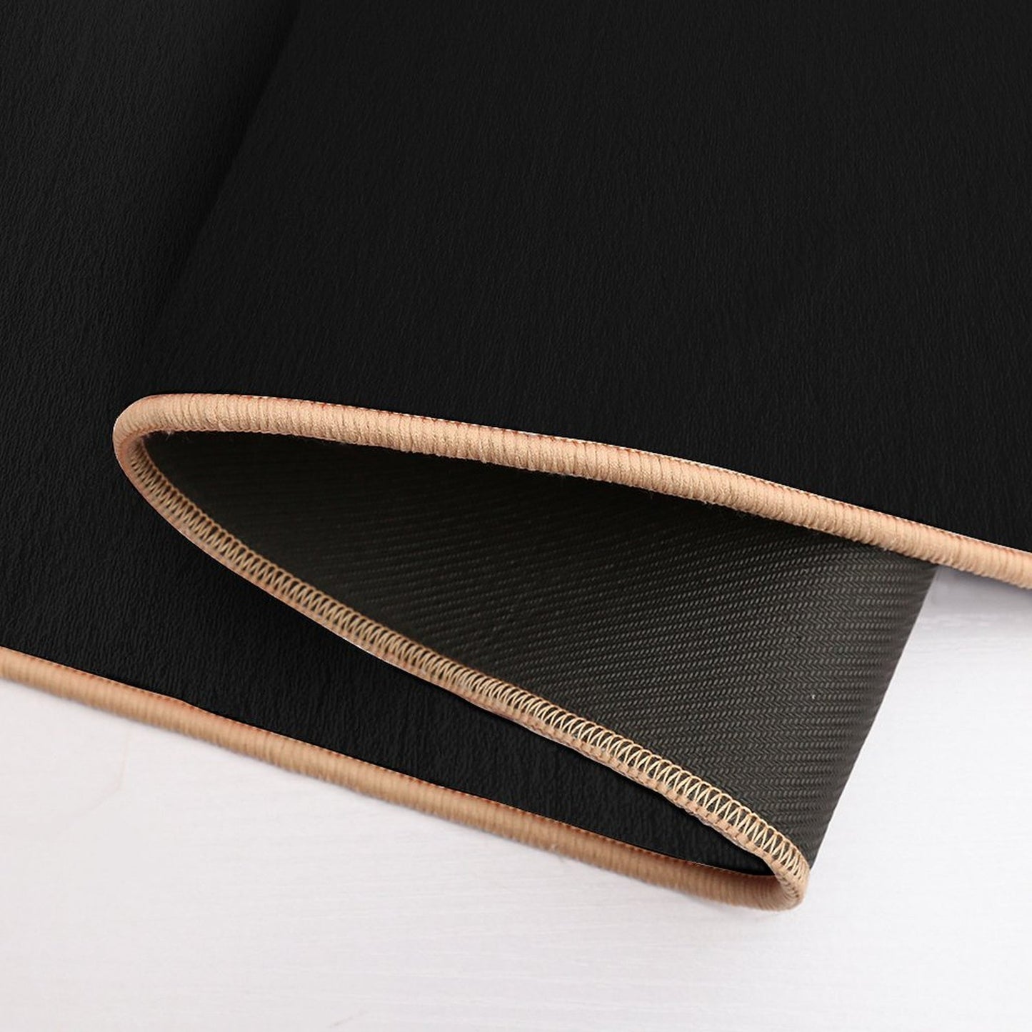 Black White Color Block  Versatile Bath Mat