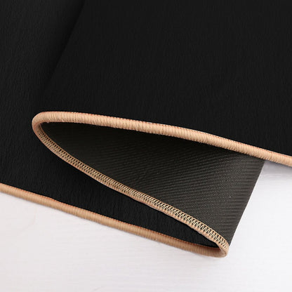 Black White Color Block  Versatile Bath Mat