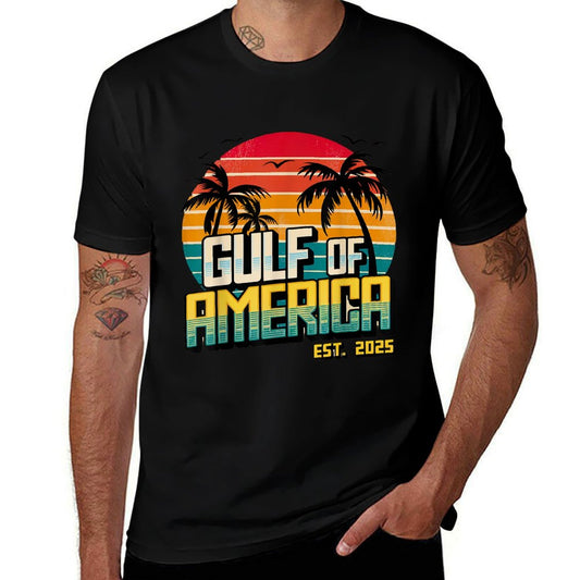 Funny Trump Gulf Of Us America Est 2025 Soft T-Shirt
