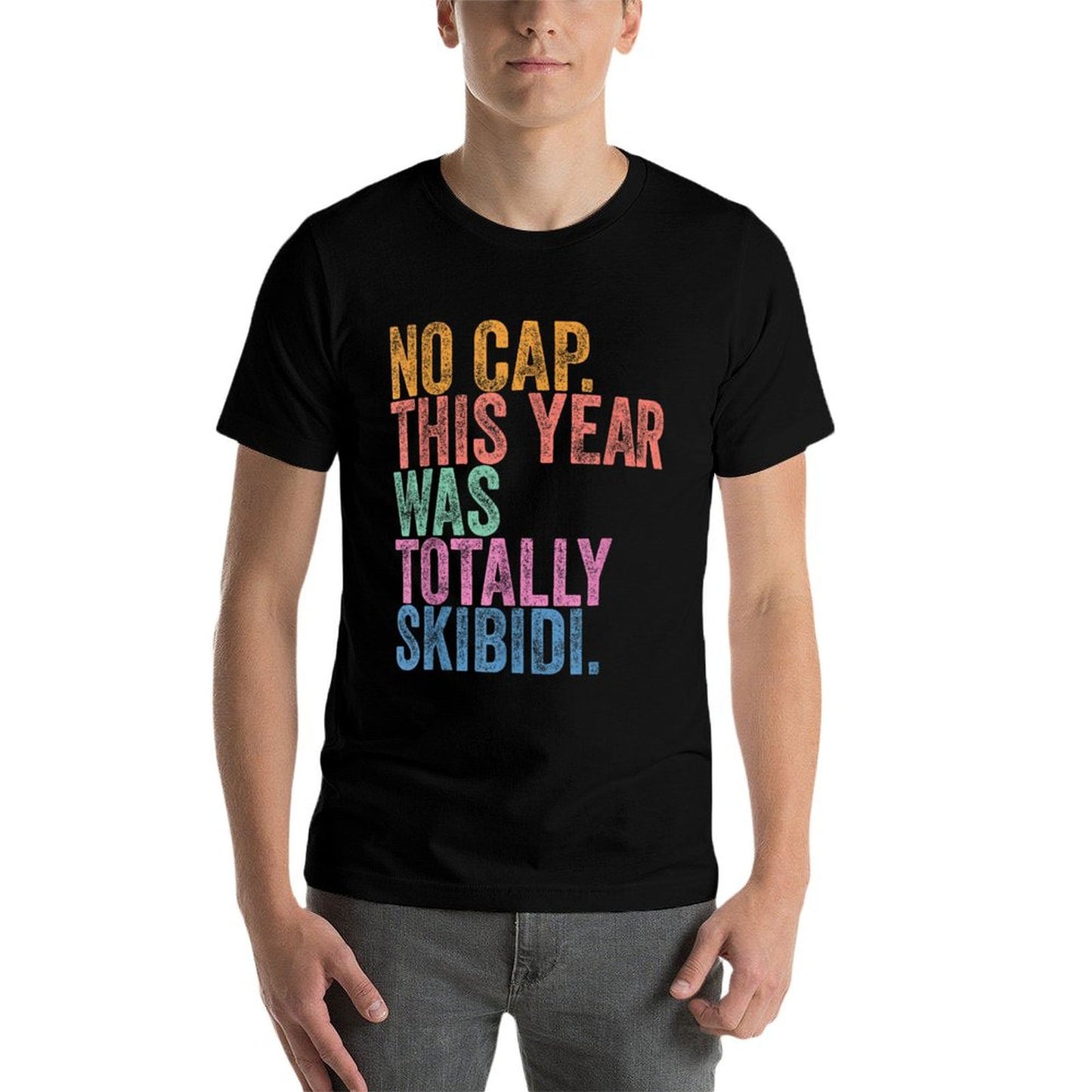 End Of The Year Teacher No Cap This Year Was Totally Relaxed-fit T-Shirt