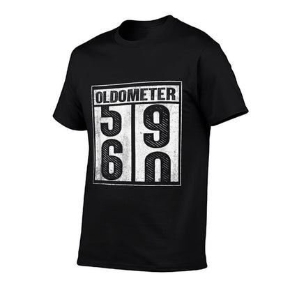 60th Birthday Funny Gift Men Women Oldometer 59 60  Classic T-Shirt