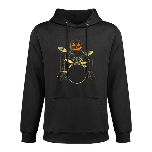 Pumpkin Drummer - Spooky Halloween Drum Set Drums Lover Casual Wear Hoodie