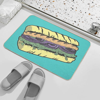 Food Masquerade  Odorless Bath Mat