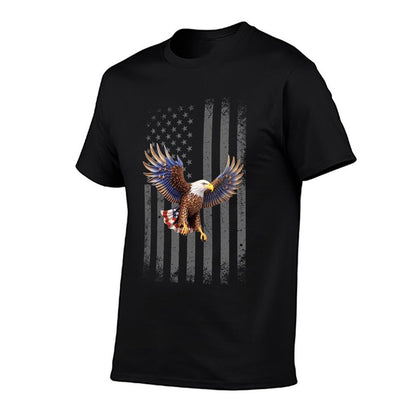 Womens Patriotic Wings Looking FlyOn 4th July  Vintage-inspired T-Shirt