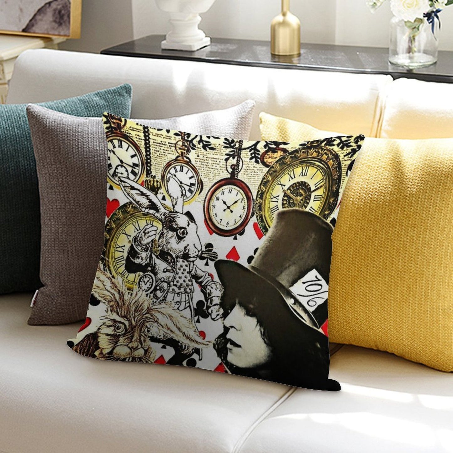 Marc Bolan Soft Luxury Feel Throw Pillow