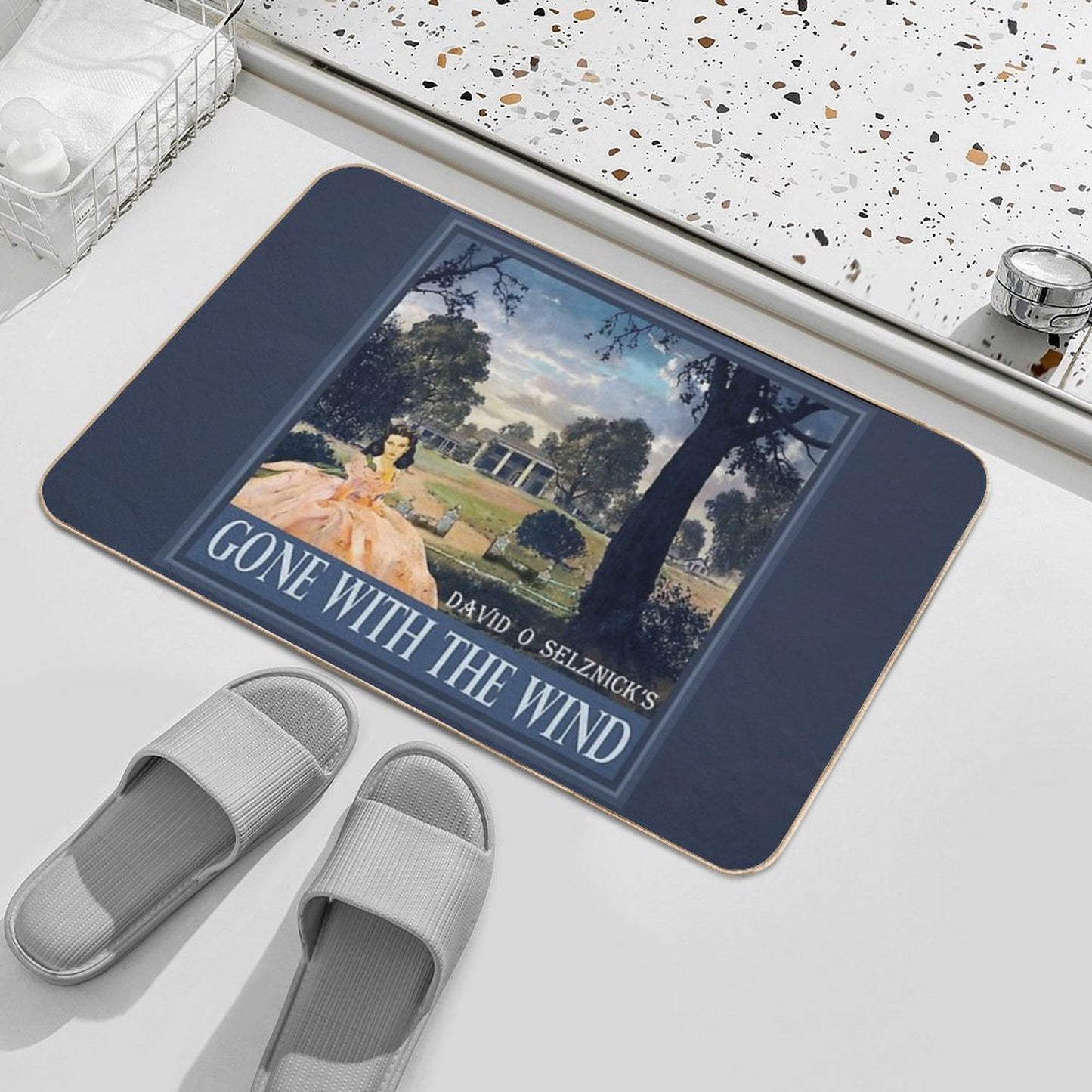 Gone With The Wind Tara  Easy Maintenance Bath Mat