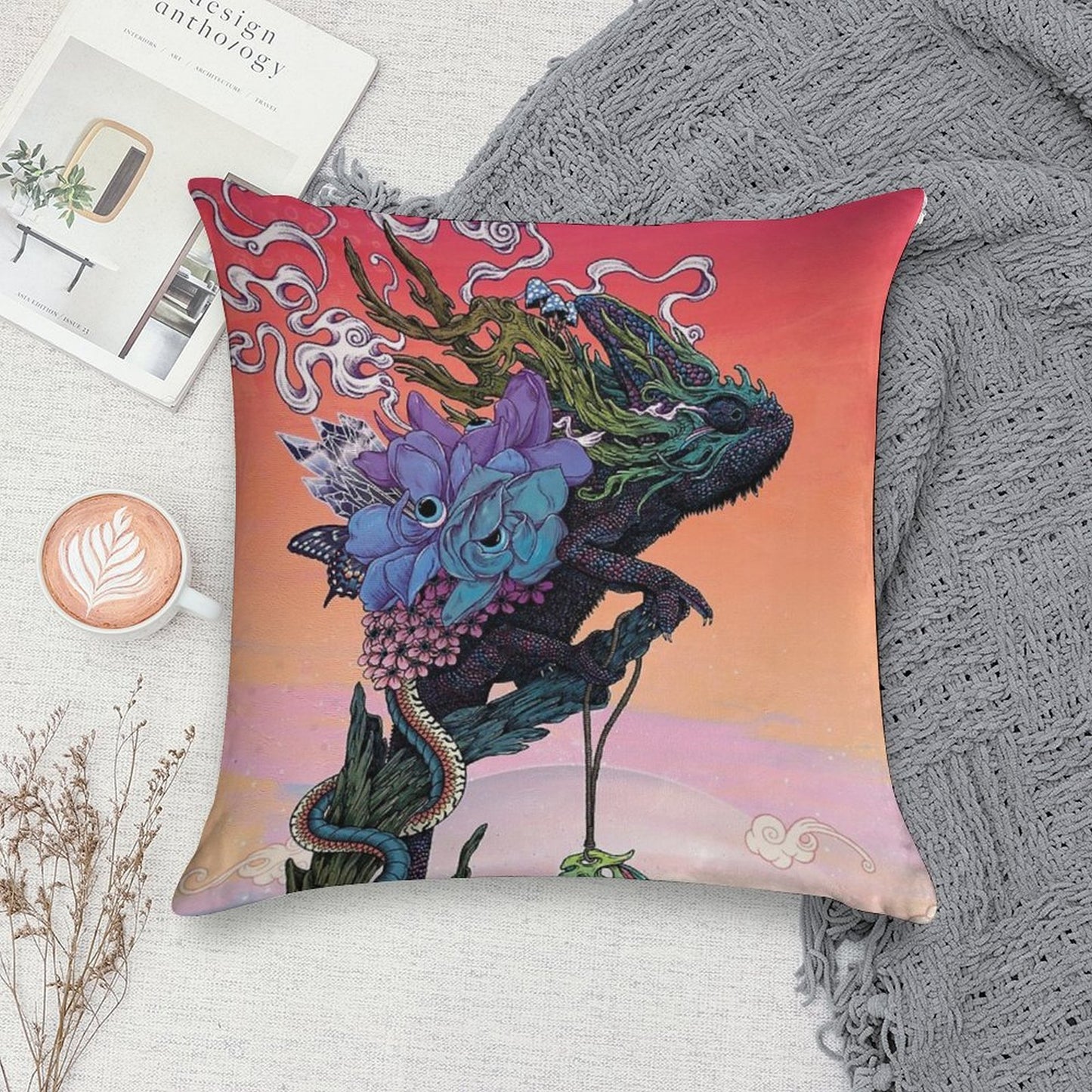 Phantasmagoria Soft Style Accent Throw Pillow