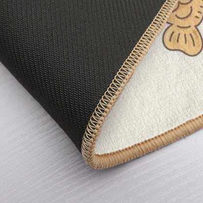 Bubu The Guinea Pig, Unicorn Taiyaki Ice-cream  High-Traffic Bath Mat