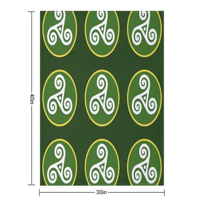 Civilizations Emblems - Celts Travel-friendly Throw Blanket