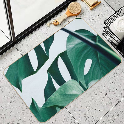 Monstera #redbubble #artprints  Long-Lasting Bath Mat