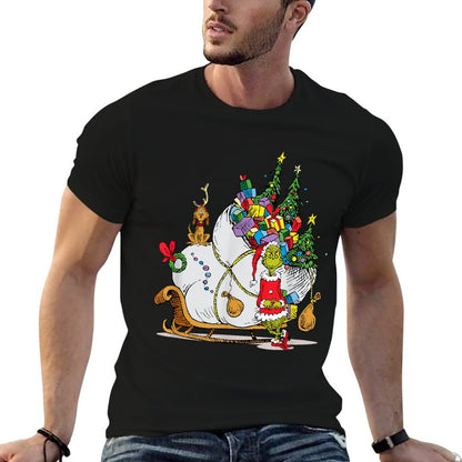 Dr. Seuss Grinch Sleigh T-shirt  Easy-care T-Shirt