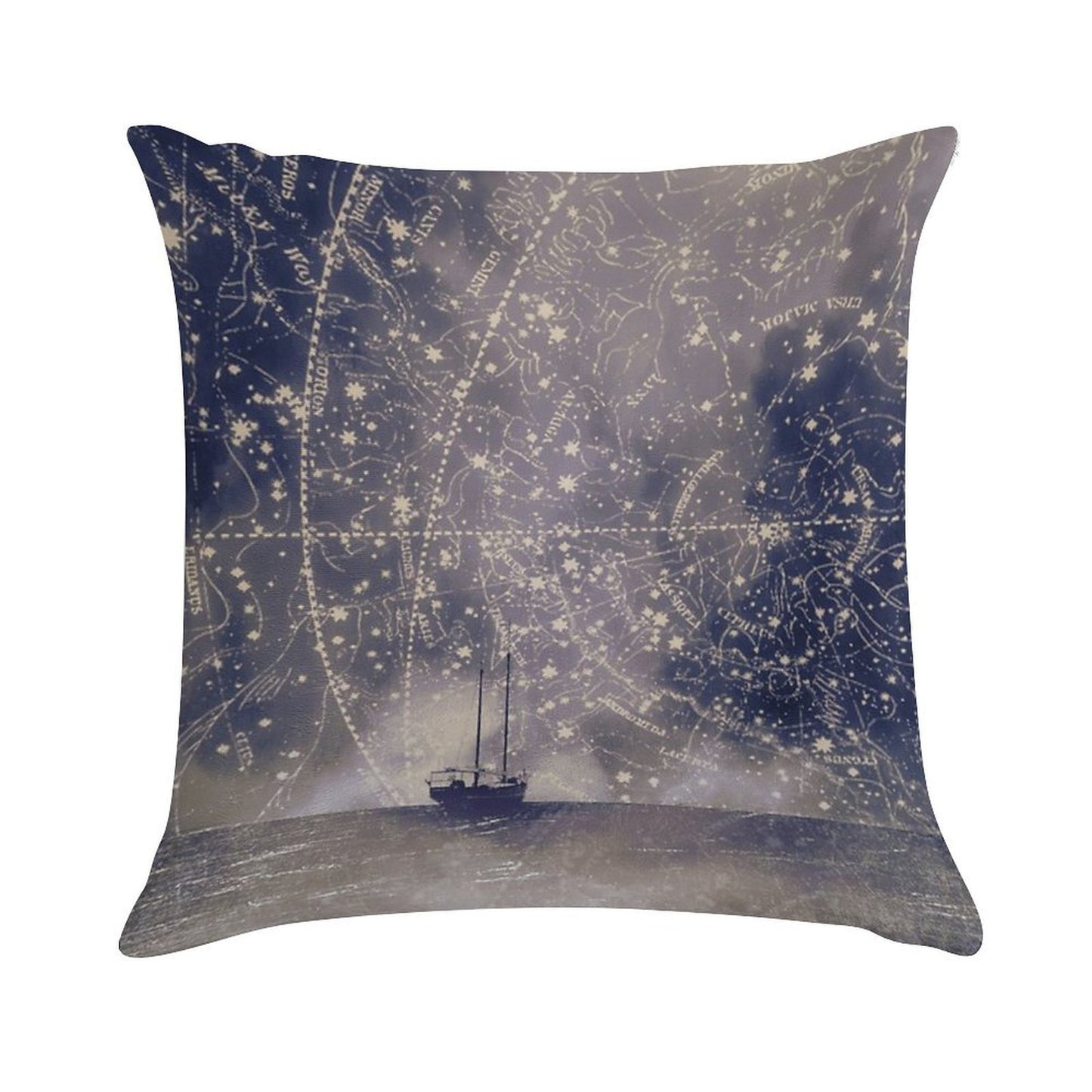 Star Maps Soft Decorative Cover Throw Pillow