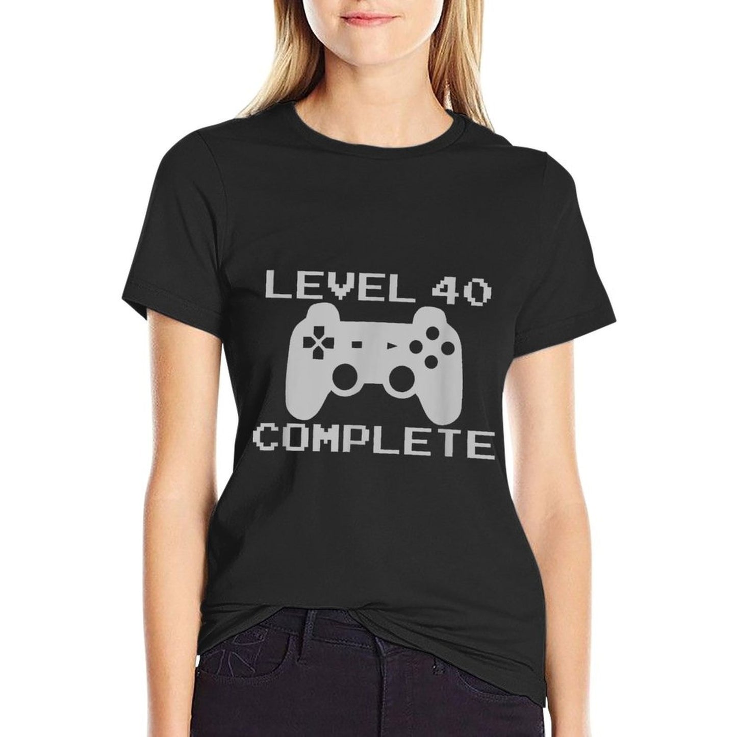 Great Level 40 Complete Gamer & Gift 40th Birthday  Affordable Price T-Shirt