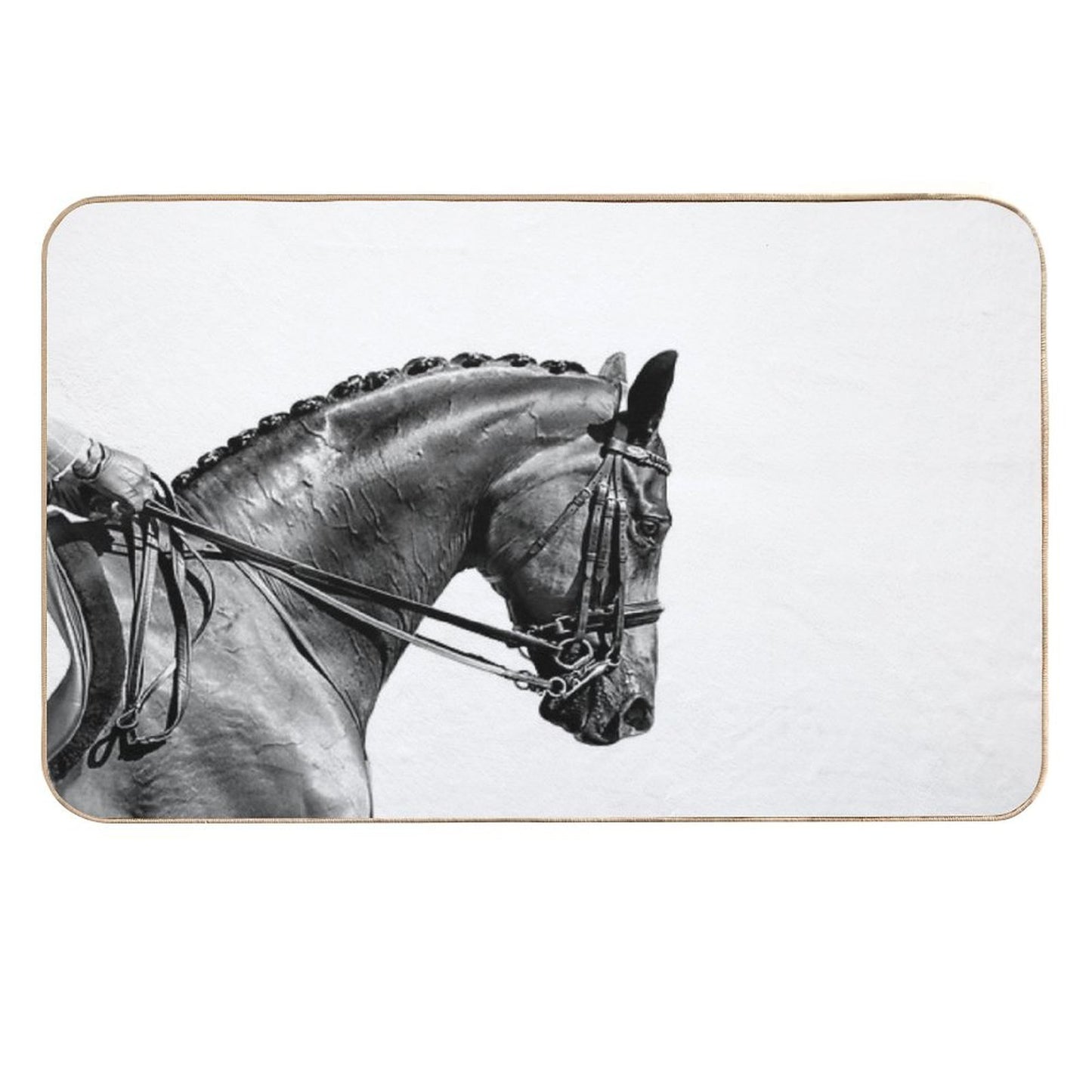 On The Bit - Dressage Horse Series  High-Traffic Bath Mat