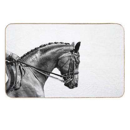 On The Bit - Dressage Horse Series  High-Traffic Bath Mat