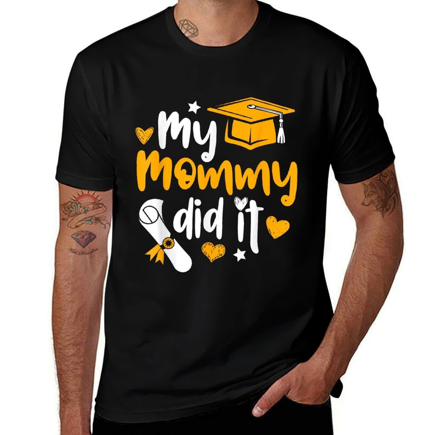 My Mommy Did It - Graduate Graduation Proud Daughter Son  Eco-friendly Material T-Shirt