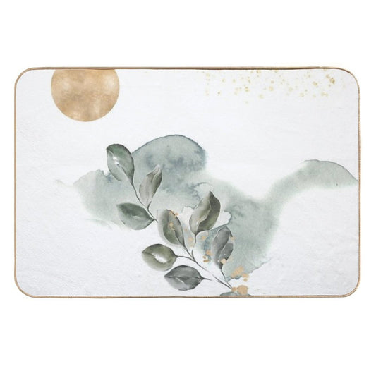 Ikebana Gentle Composition  Eco-Friendly Bath Mat