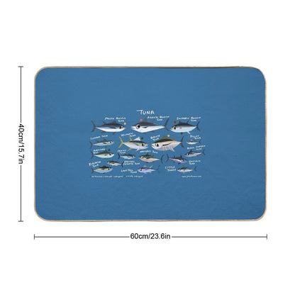 Know Your Tuna  Absorbent Bath Mat