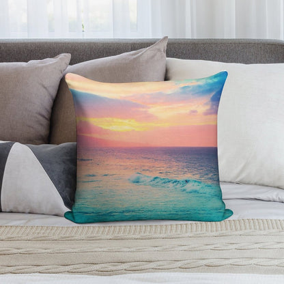 Hookipa Surf Sunset Soft Warmth Comfort Throw Pillow