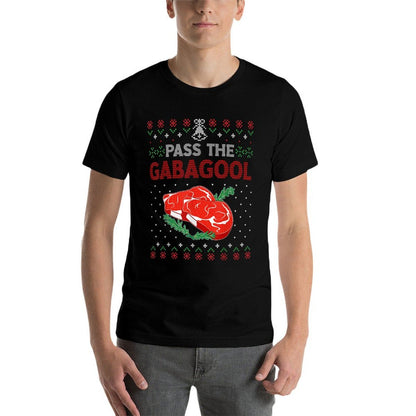 Pass The Gabagool Tacky Ugly Christmas Sweater For Men Women  Vintage-inspired T-Shirt