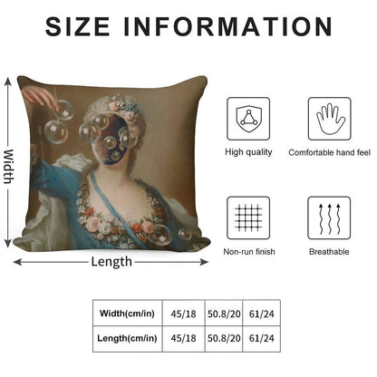 THE MITIGATED LIFE⠀ Soft Multiple Sizes Throw Pillow