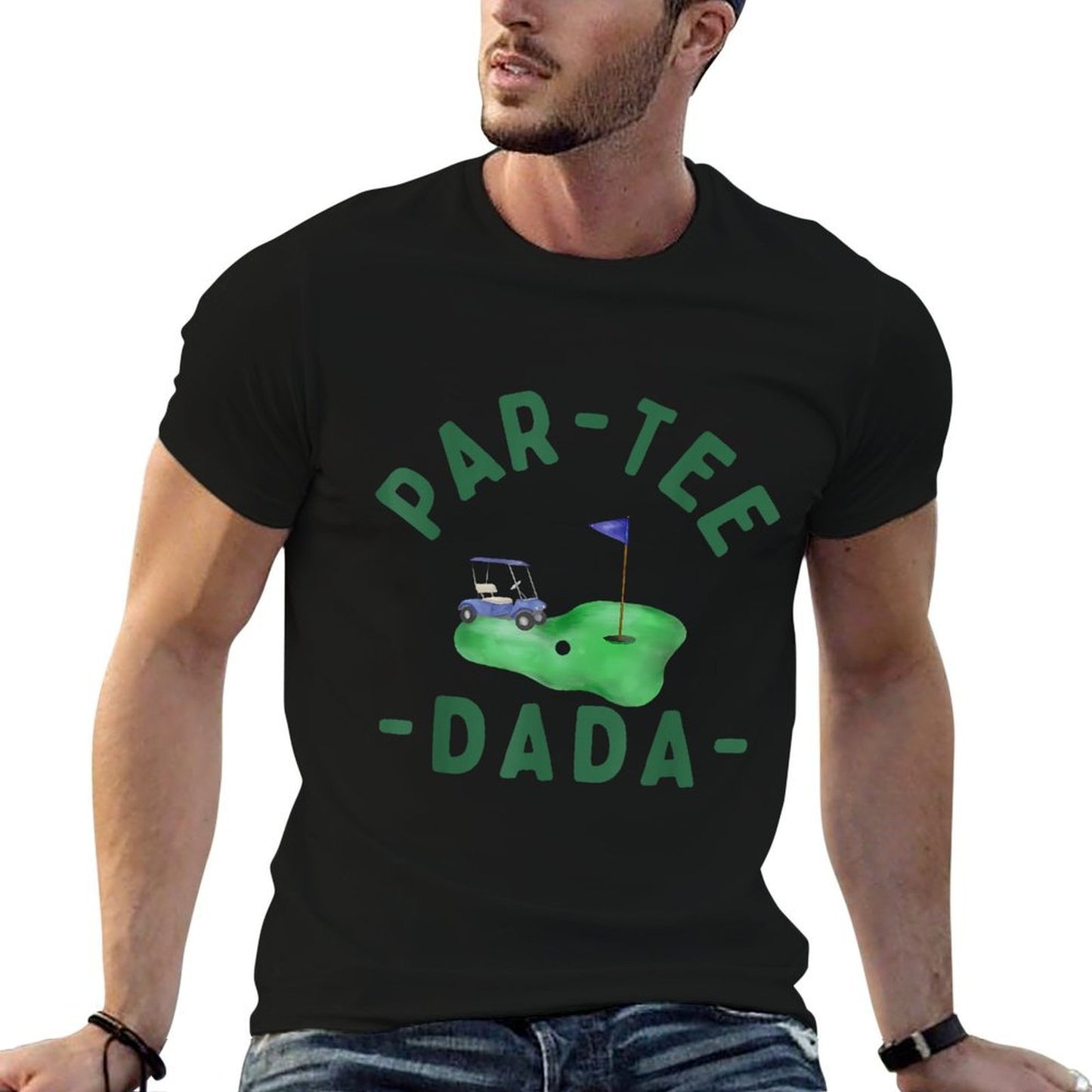 The Par Dada Hole in One Golf Parents Matching Family  Stretchy T-Shirt