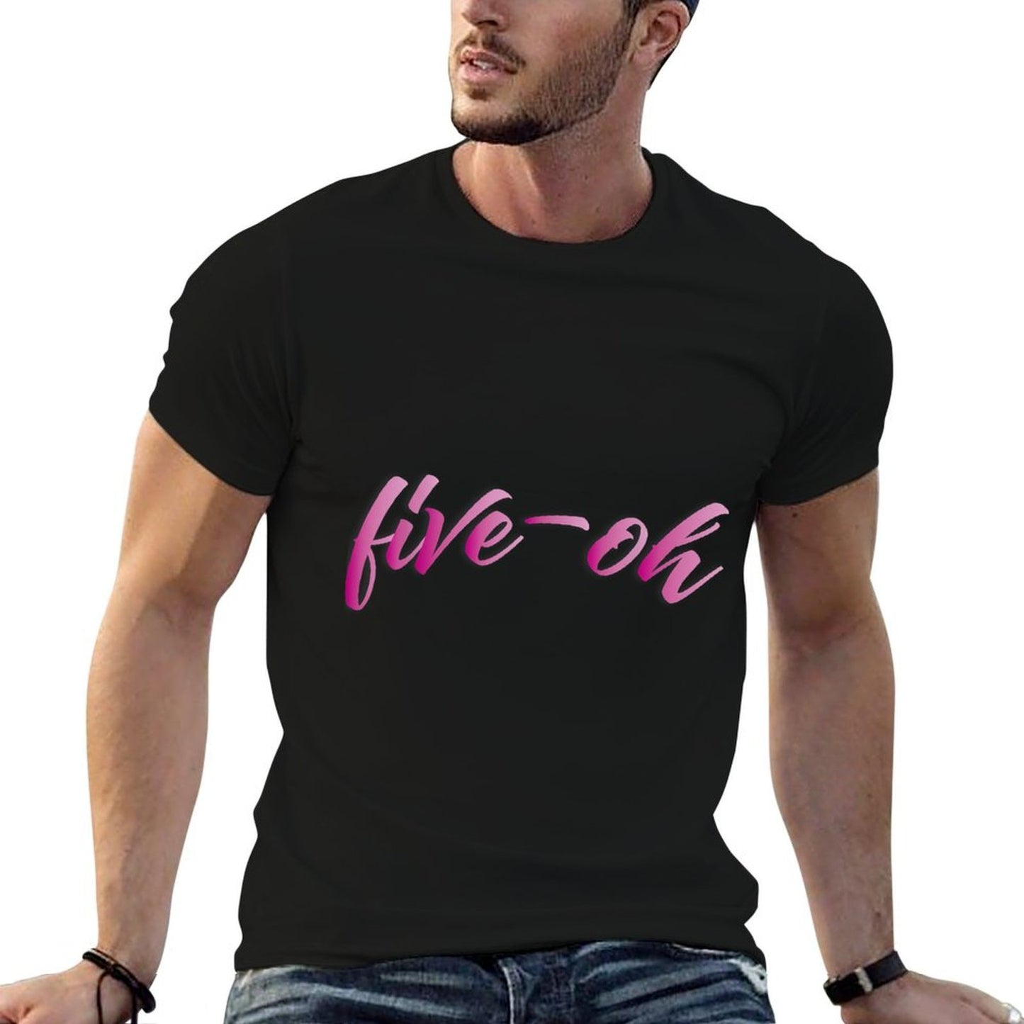 Five-Oh 50th Birthday T-shirt Party  Odor-resistant T-Shirt