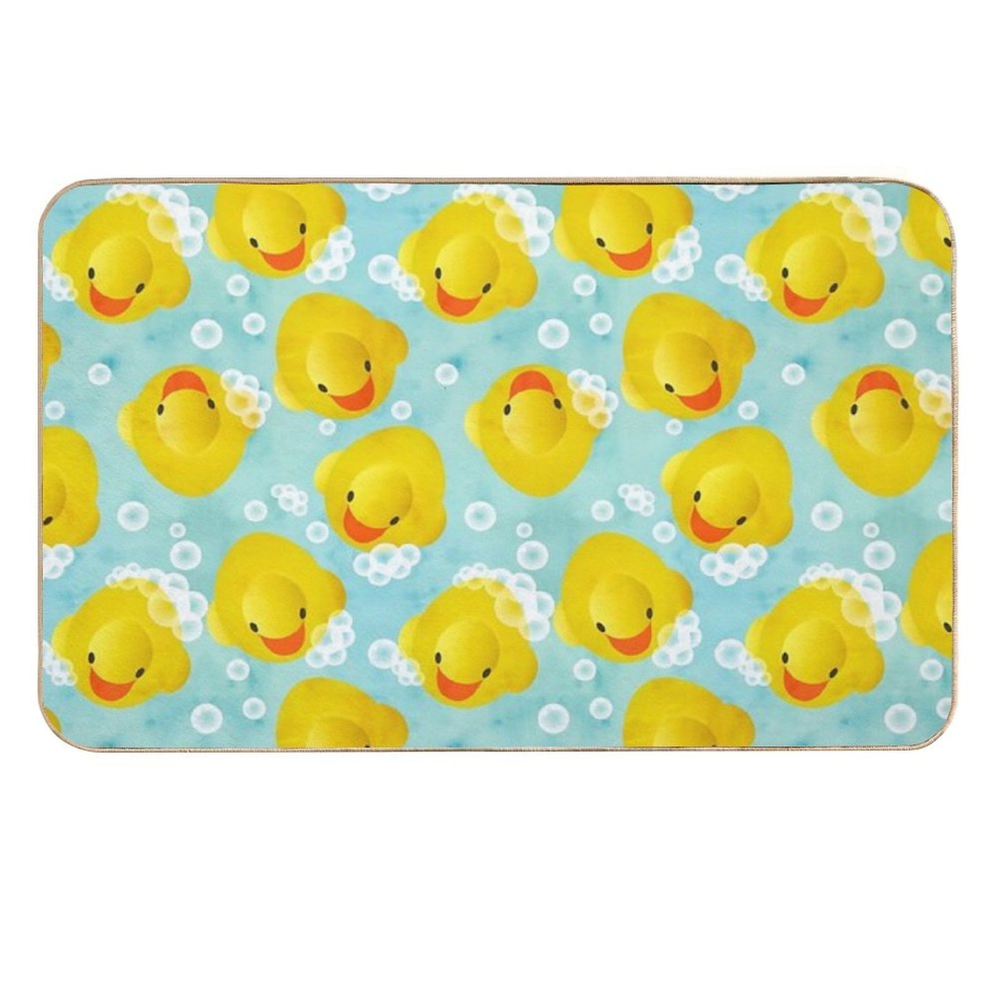 Rubber Ducks Bath Pattern  Dirt-Trapping Bath Mat