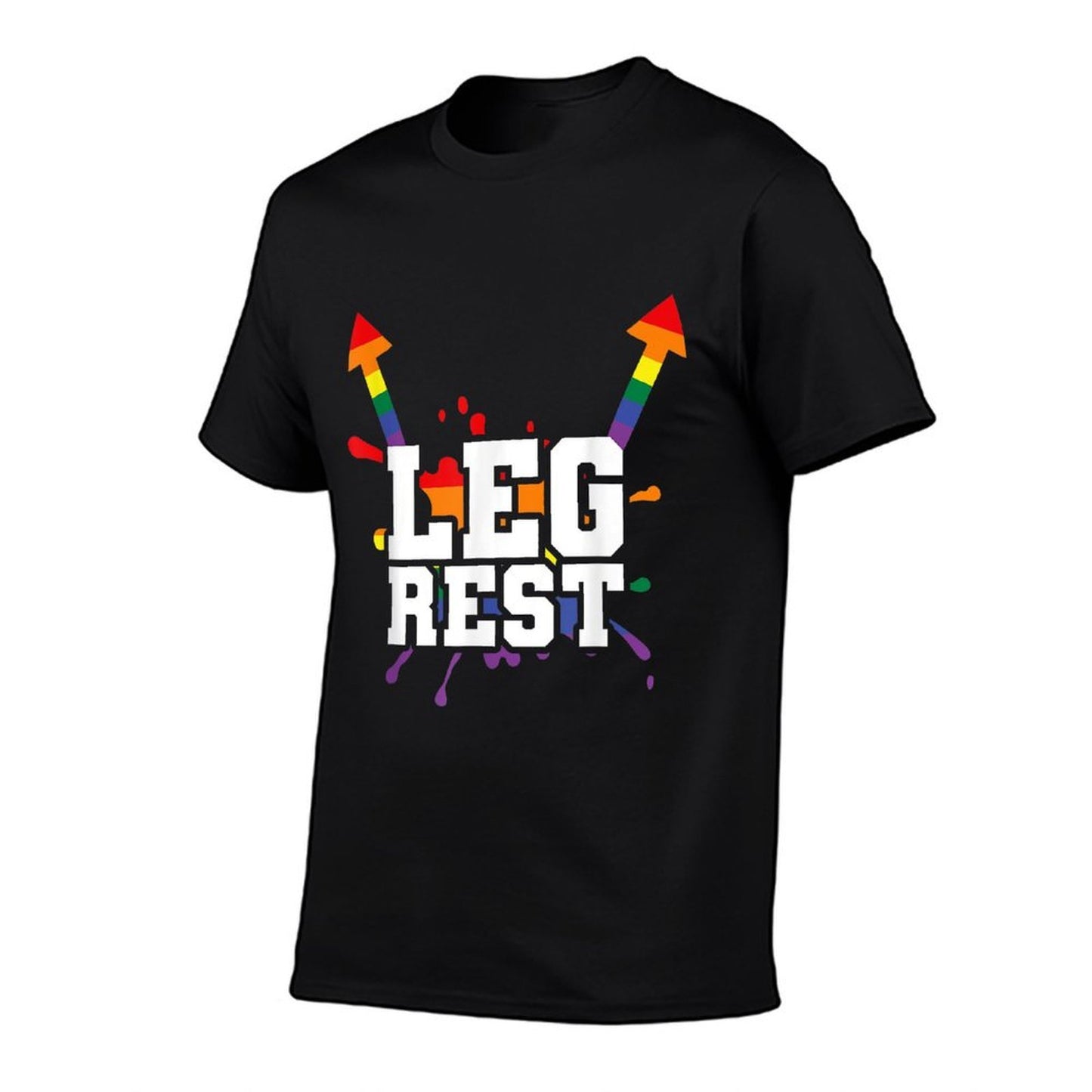 Leg Rest Funny Naughty Dad Joke Vagitarian Design Lesbian  High-quality Stitching T-Shirt