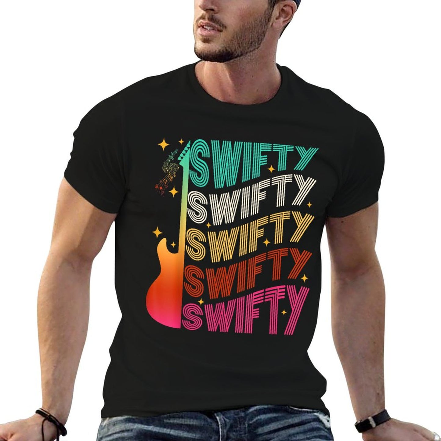 Retro Taylor Personalized Name I Love Taylor Girl 70's 80's Rolled Sleeves T-Shirt