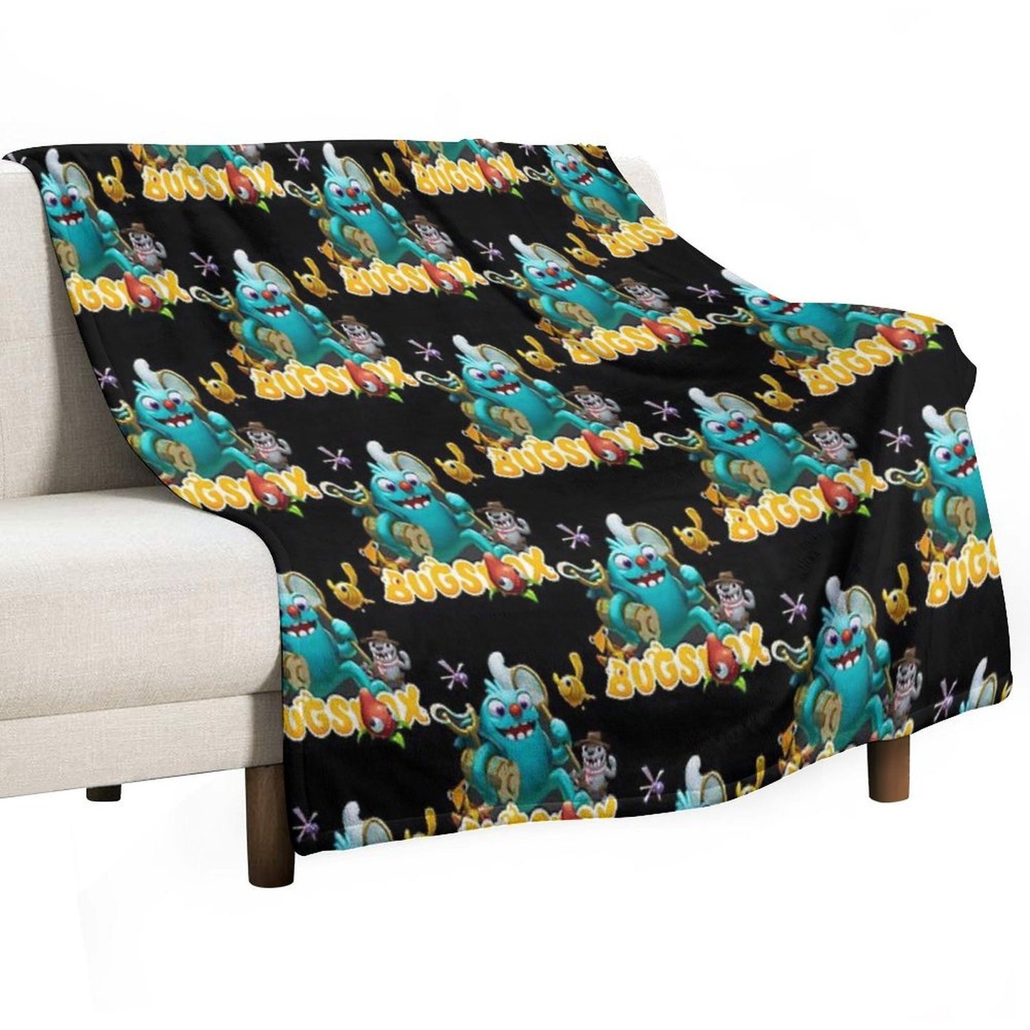 Bugsnax Plush Throw Blanket