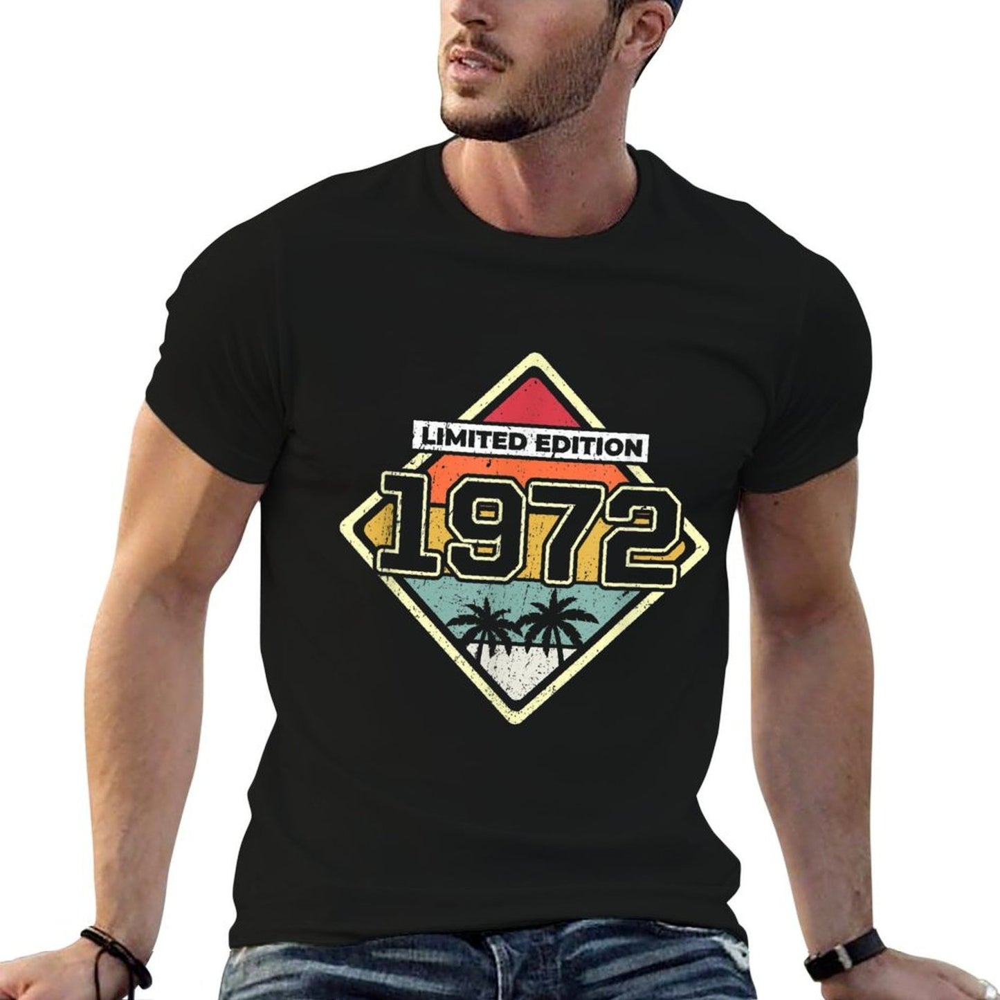 Limited Edition 50th Birthday Gift Idea Vintage 1972  Quick-drying T-Shirt