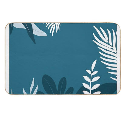 Tropical Leaf  Absorbent Bath Mat