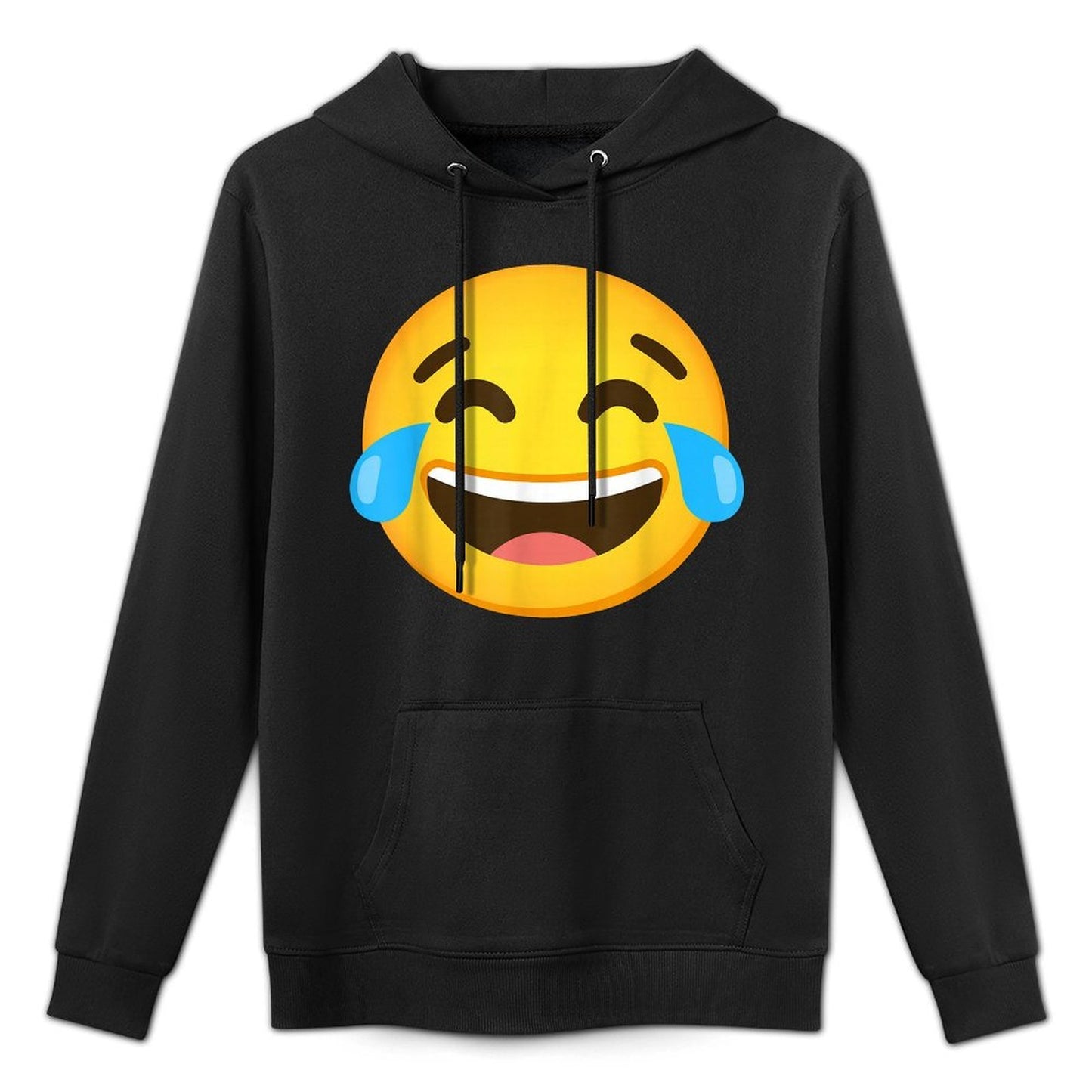Emoticon Laughing Tears Face with Tears of Joy Gift Moisture-Wicking Hoodie