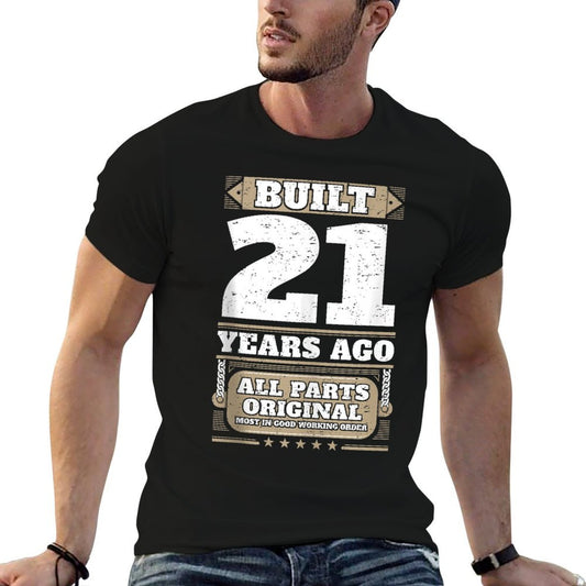 Built 21 Years Ago 21st Birthday  Relaxed-fit T-Shirt
