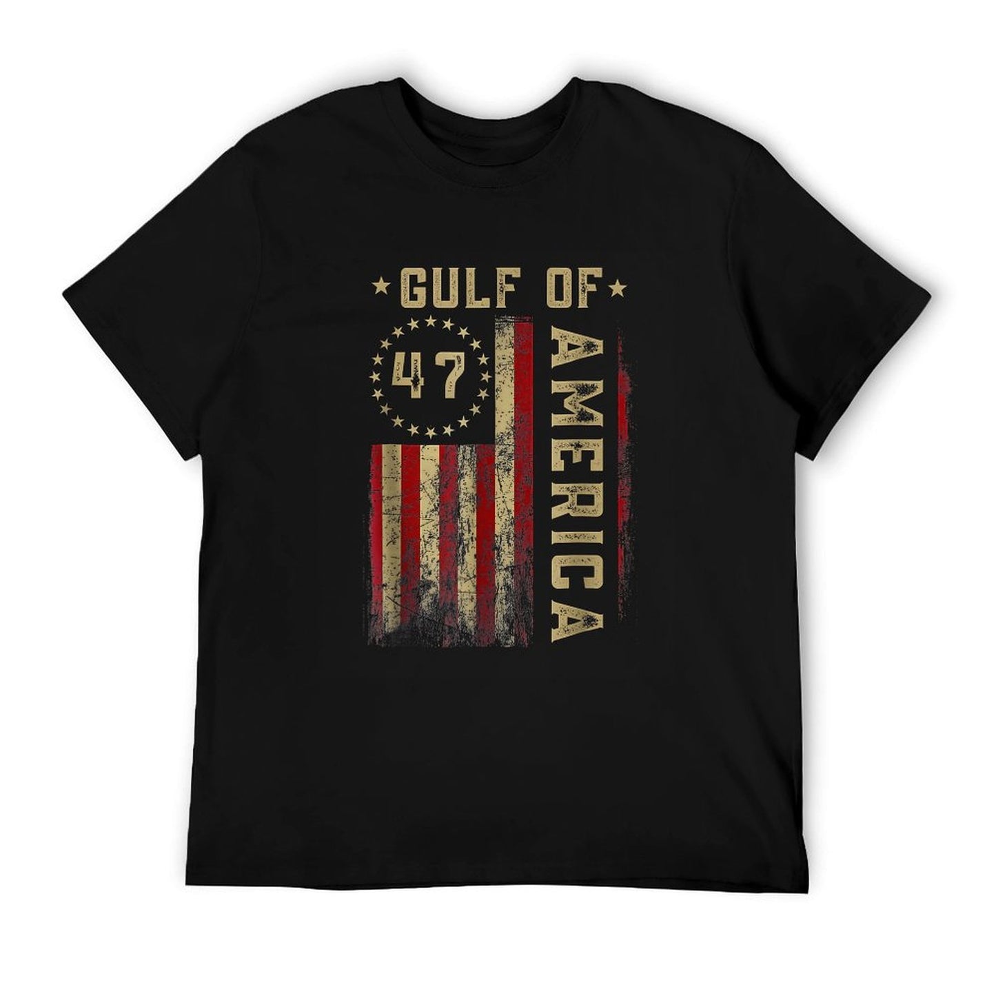 Gulf Of US America Flag Soft T-Shirt