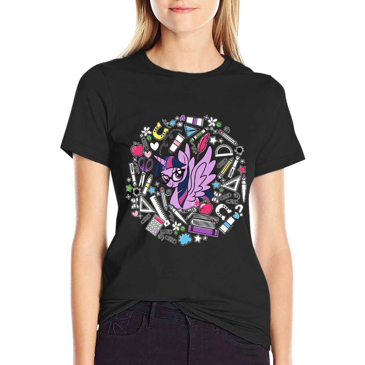 My Little Pony Friendship Is Magic Twilight Sparkle Class Premium  Cotton T-Shirt