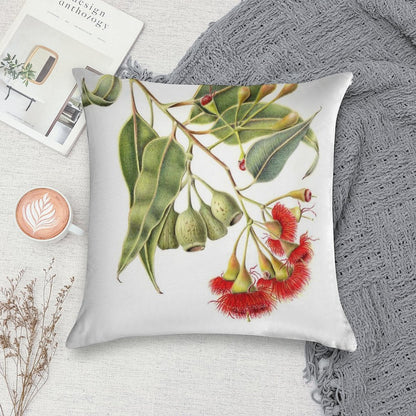 Corymbia Ficifolia - Red Flowering Gum Soft Multiple Sizes Throw Pillow