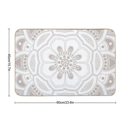 Mandala Creation, All Points for One 13  Multi-Purpose Bath Mat