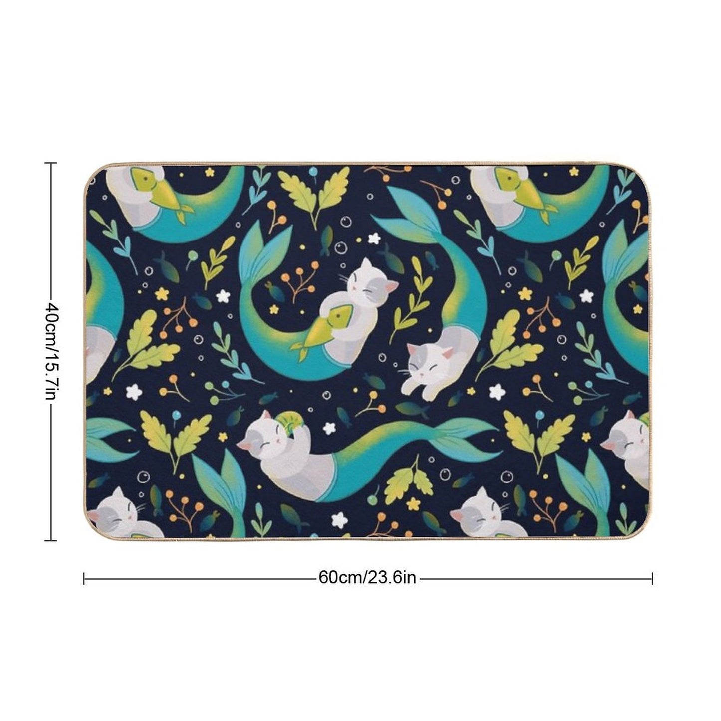 Merkitties - Pattern Version  High-Traffic Bath Mat