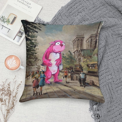 The Tourist Soft Reinforced Edging Throw Pillow